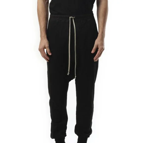 Rick Owens DRKSHDW BLACK drawstring lounge pants - Picture 1 of 15